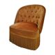 Golden toad armchair