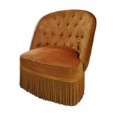 Golden toad armchair
