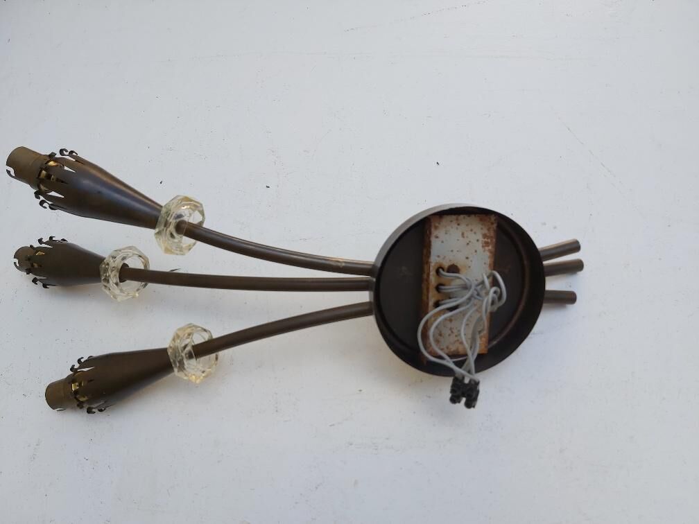Pair of arum sconces edition Lunel Paris 50s