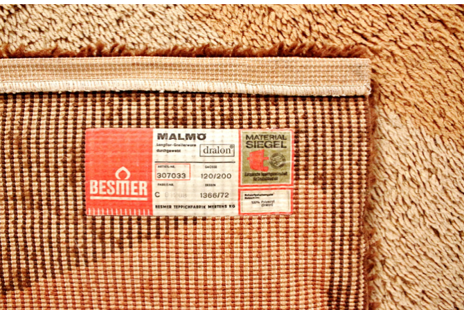 Space Age wool rug year 70, Besmer Carpet edition