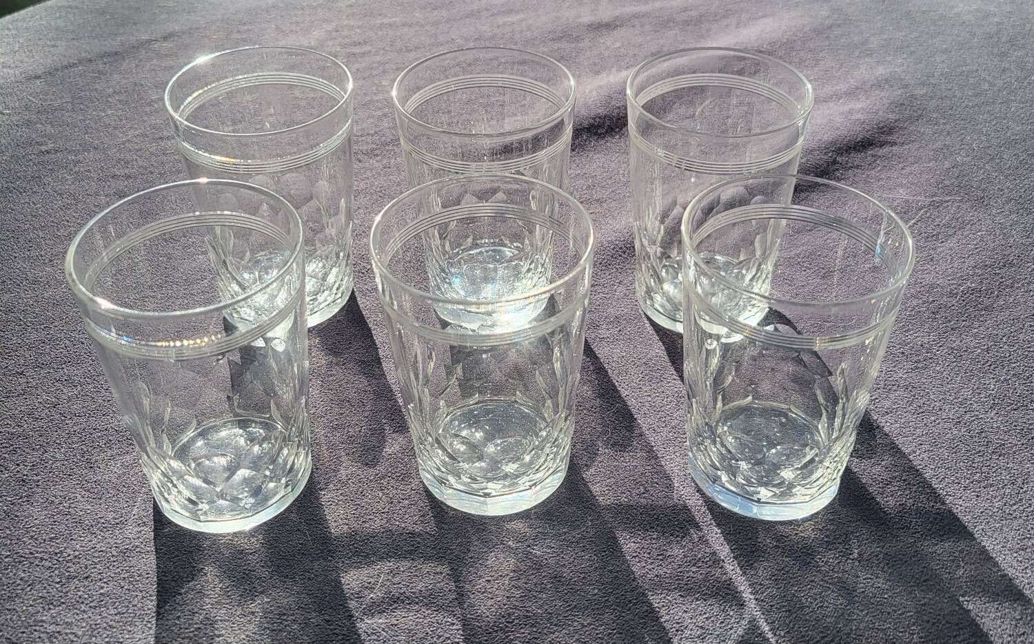 6 baccarat crystal goblet