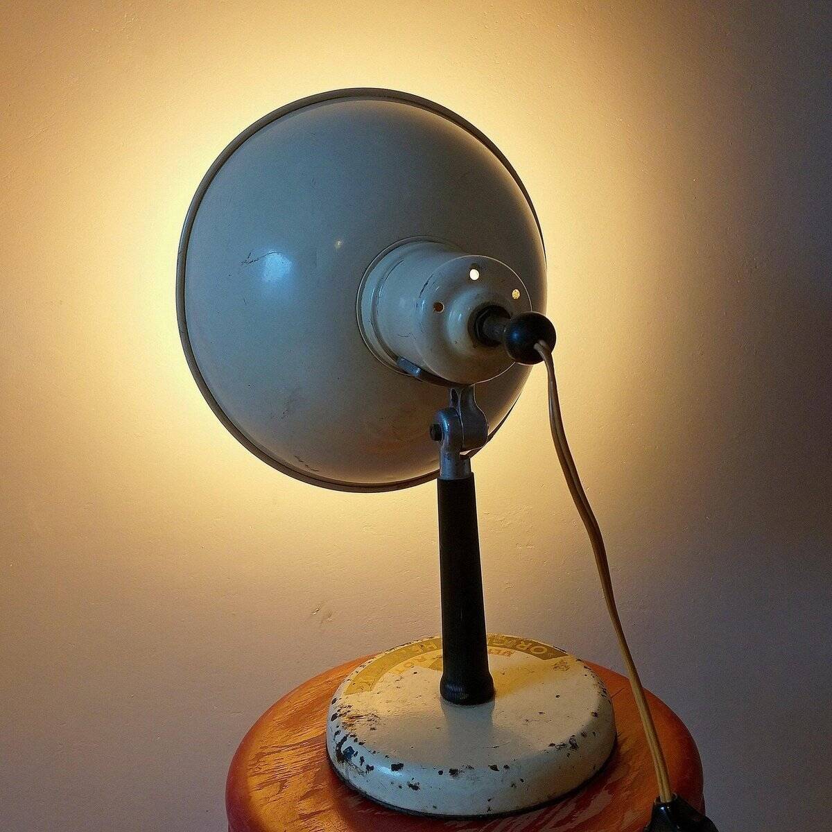 Vintage medical table lamp, 1960s
