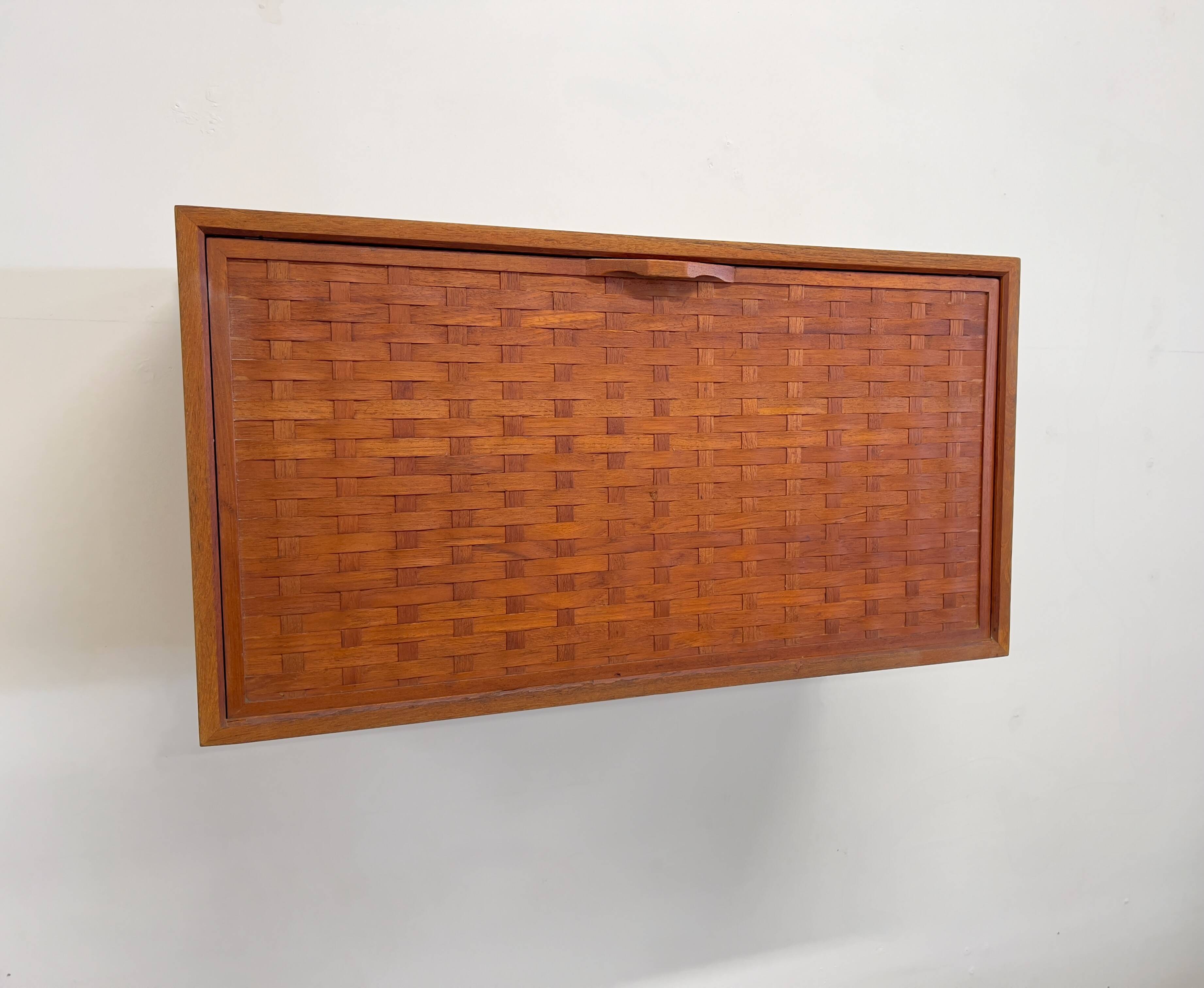 Teak Wall Cabinet By Poul Cadovius For CADO.