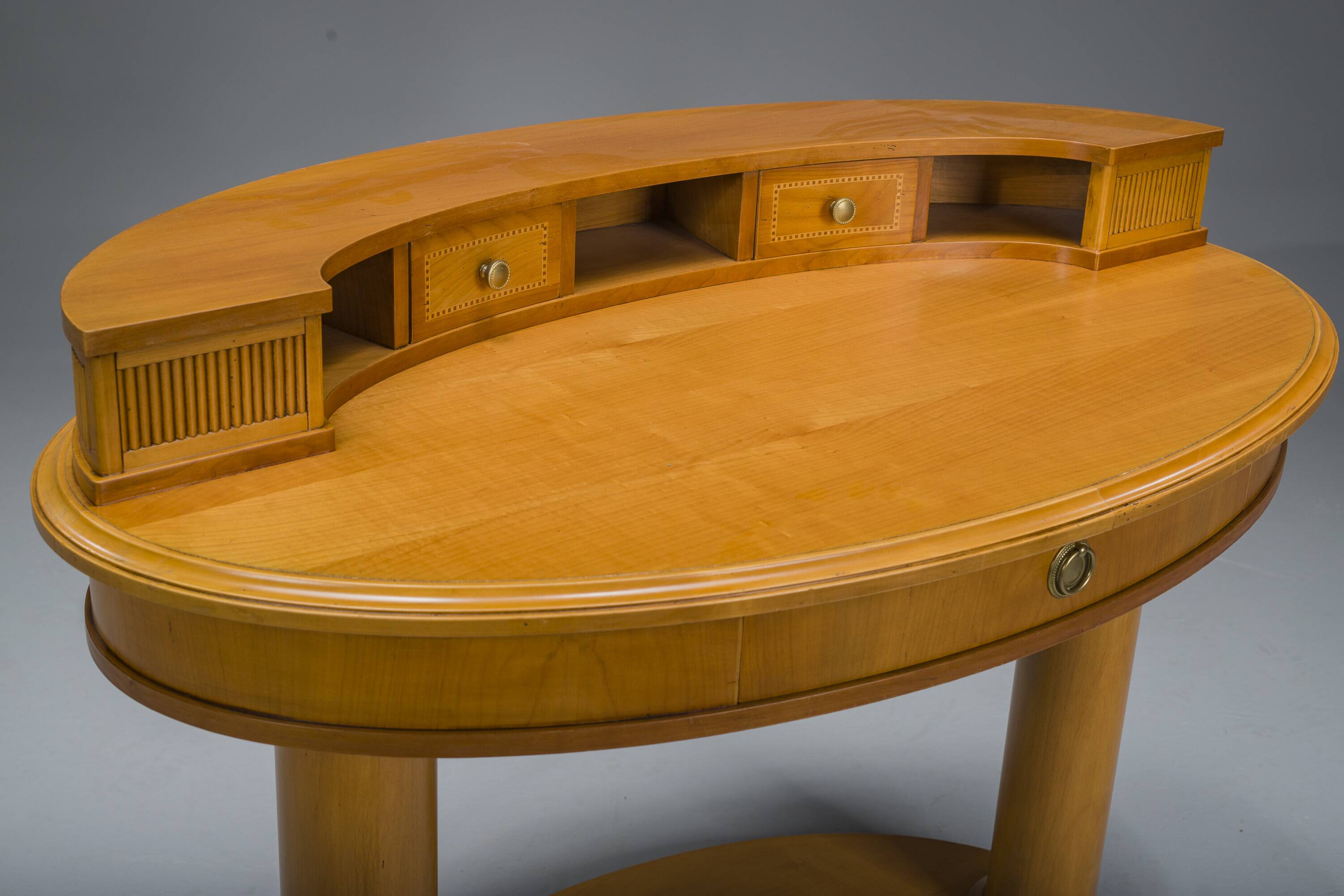 Biedermeier Dressing Table and Armchair from Selva, Italy, Set of 2