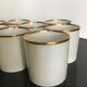 11 cups Gallia porcelain goldware
