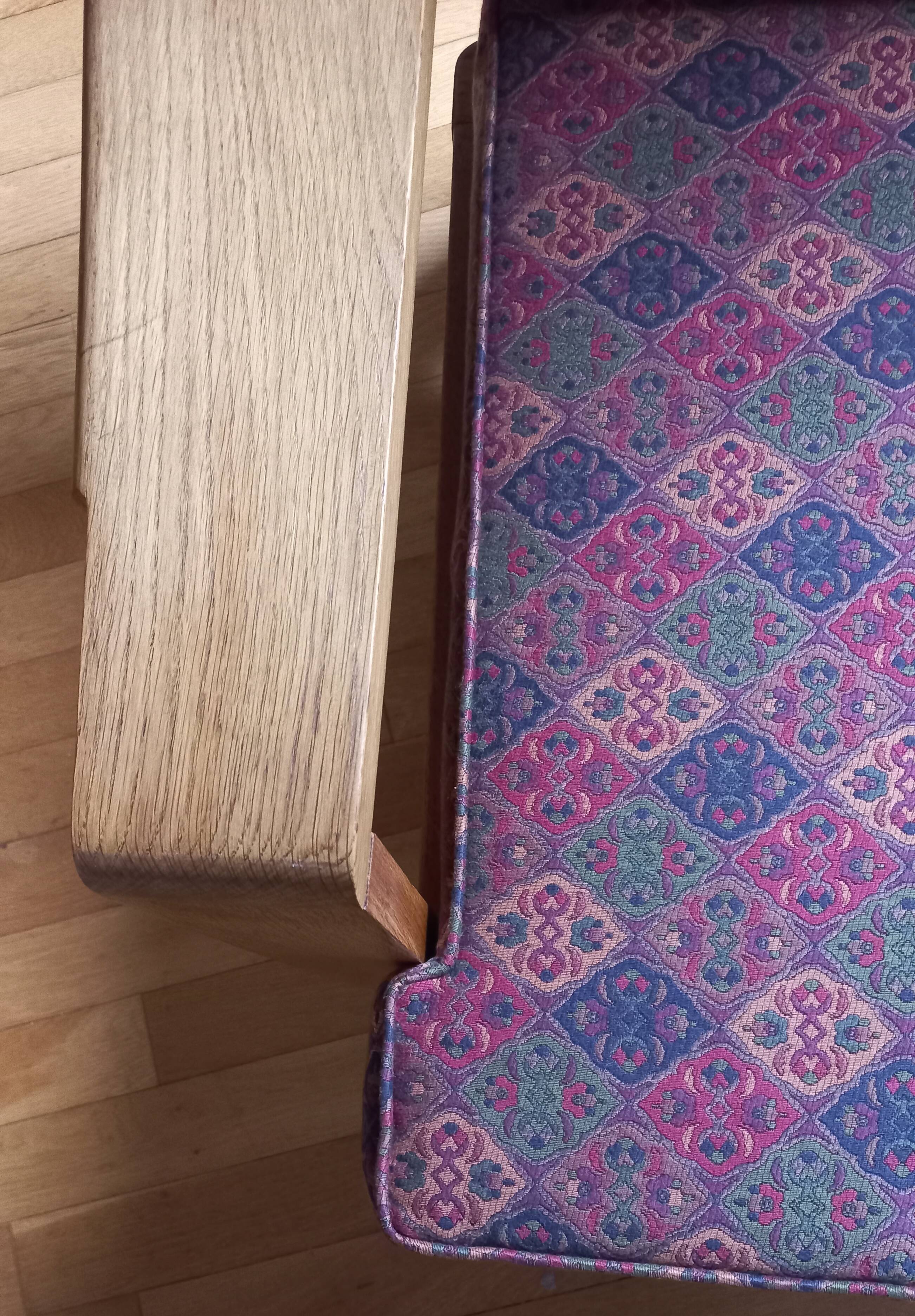 Pair of armchairs 1960 Solid oak - Scandinavian style