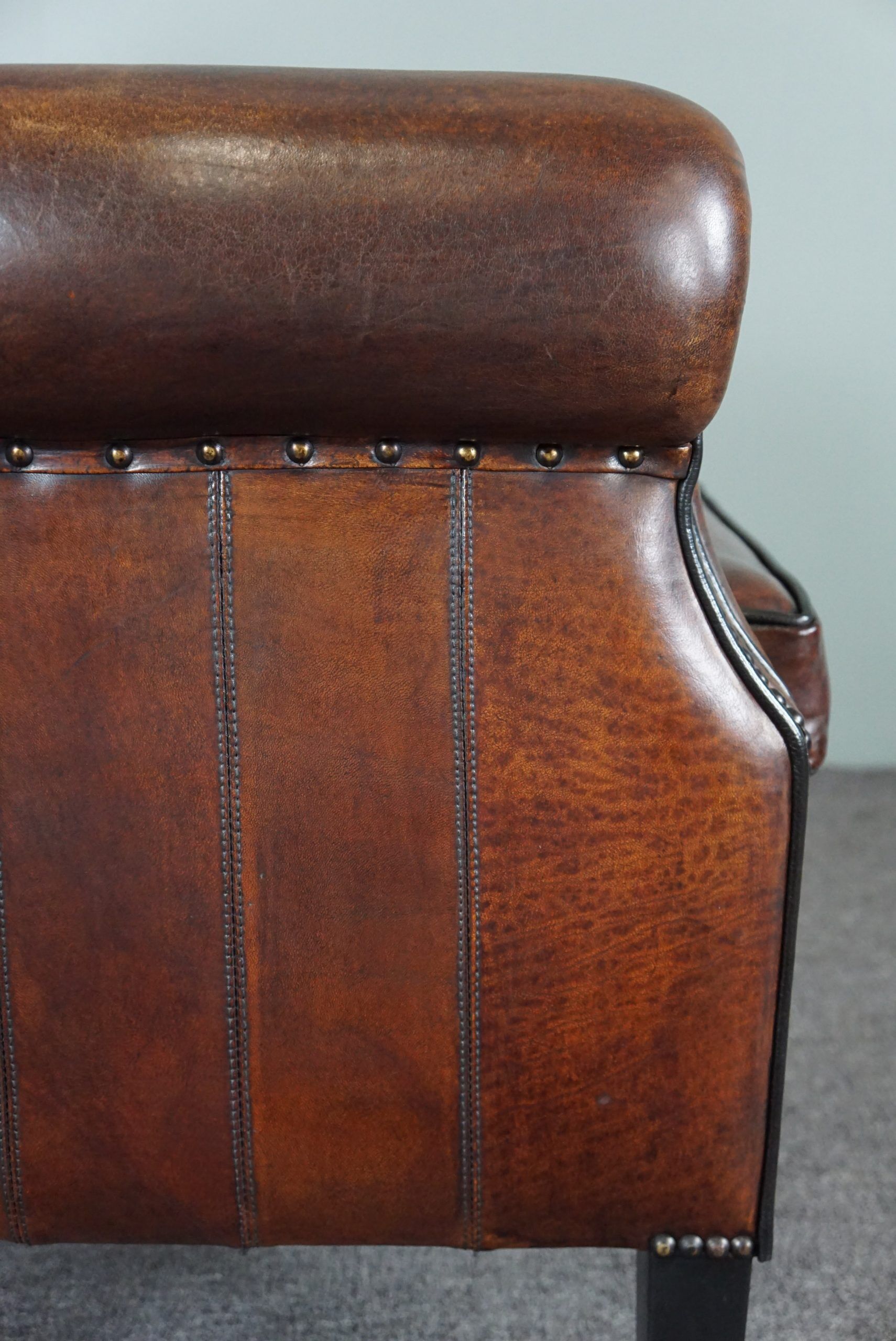 Fauteuil en cuir de mouton Lounge Atelier