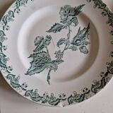 Set of 12 Saint Amand ironstone plates, Richelieu model