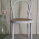 Children's tuna cannage chair renovated in sky blue