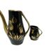 Sugar bowl, mid-century modern, porcelain, Chodzież, Poland, 1970s.