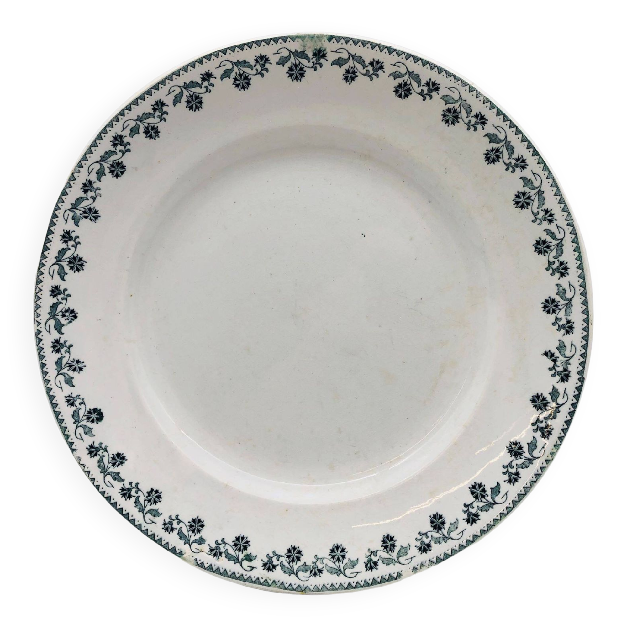 Round serving dish, Moulin des Loups, Georgette model