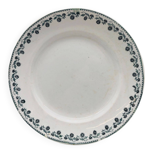 Plat de service rond, Moulin des Loups, modèle Georgette