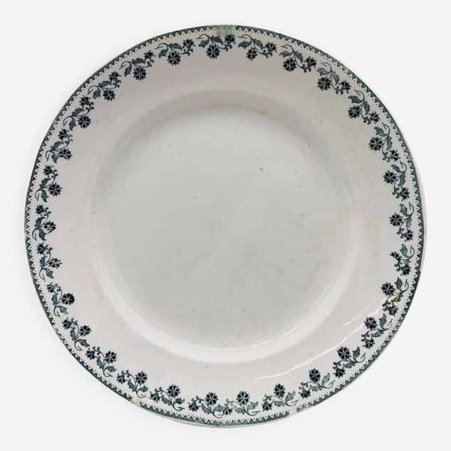 Plat de service rond, Moulin des Loups, modèle Georgette
