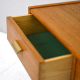 Oak entryway console