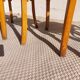 3 Luterma bistro chairs, medium oak finish