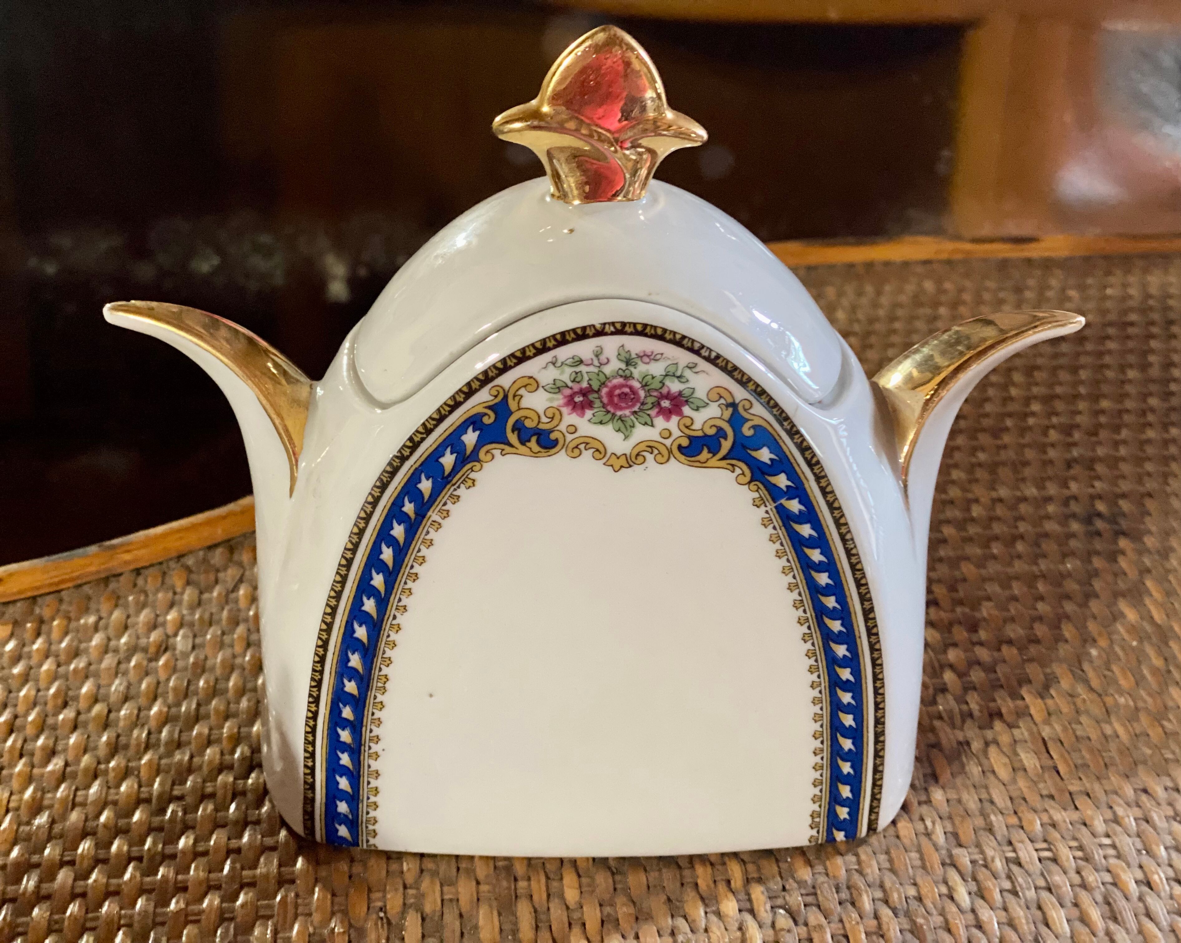Touze Lemaitre Blanchet TLB service à thé et café art déco - Porcelaine  France - 1920-1949