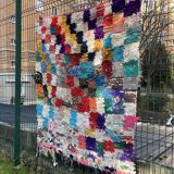 Multicolored Moroccan Rug - 195 x 160 cm