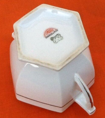 Art deco 1925 sugar box Limoges chapus and sons france