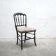 Antique Napoleon III chair in wood and fabric