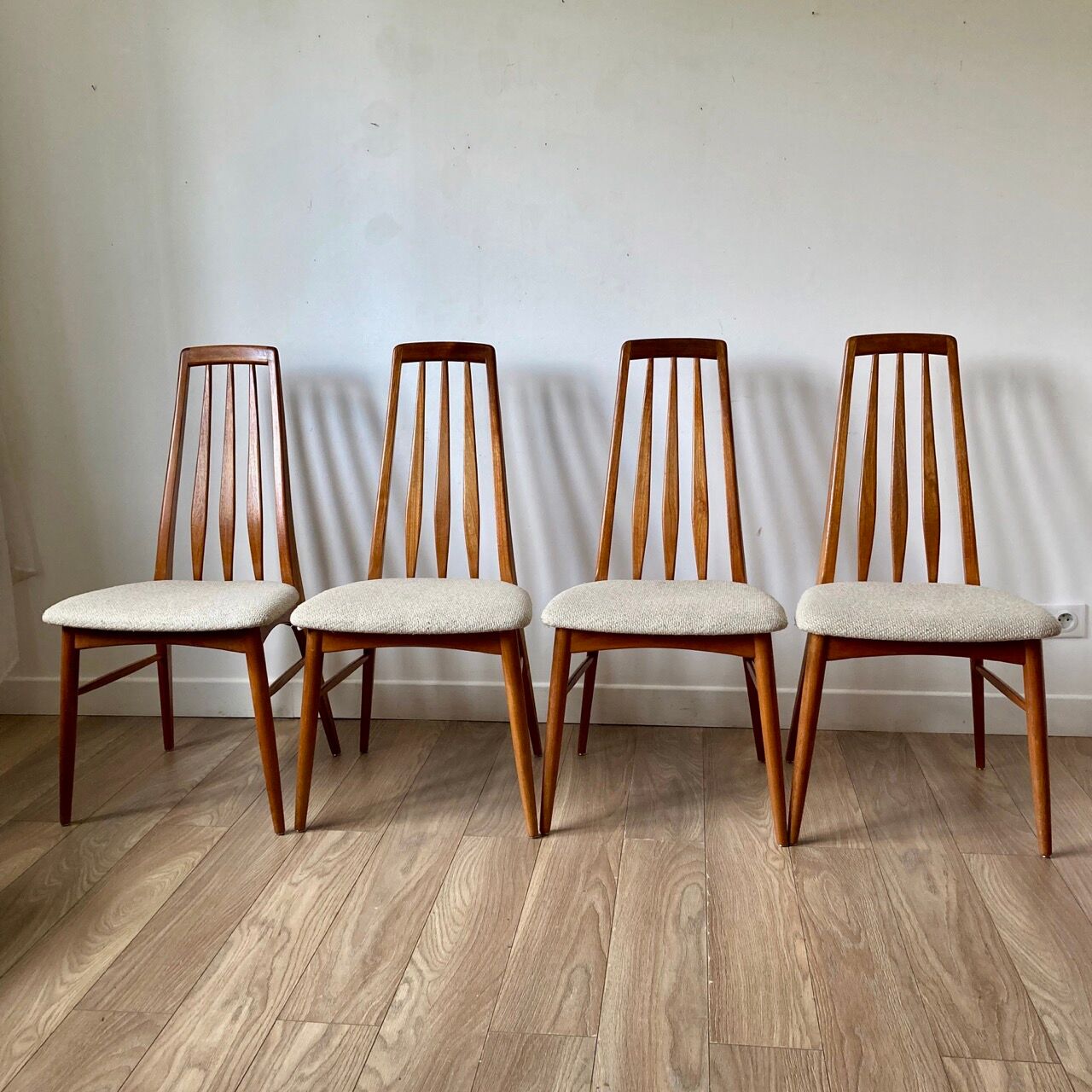 Suite de 4 chaises Eva de Niels Koefoed