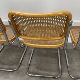 3 Cesca B32 chairs by Marcel Breuer
