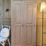 Old wooden cloakroom