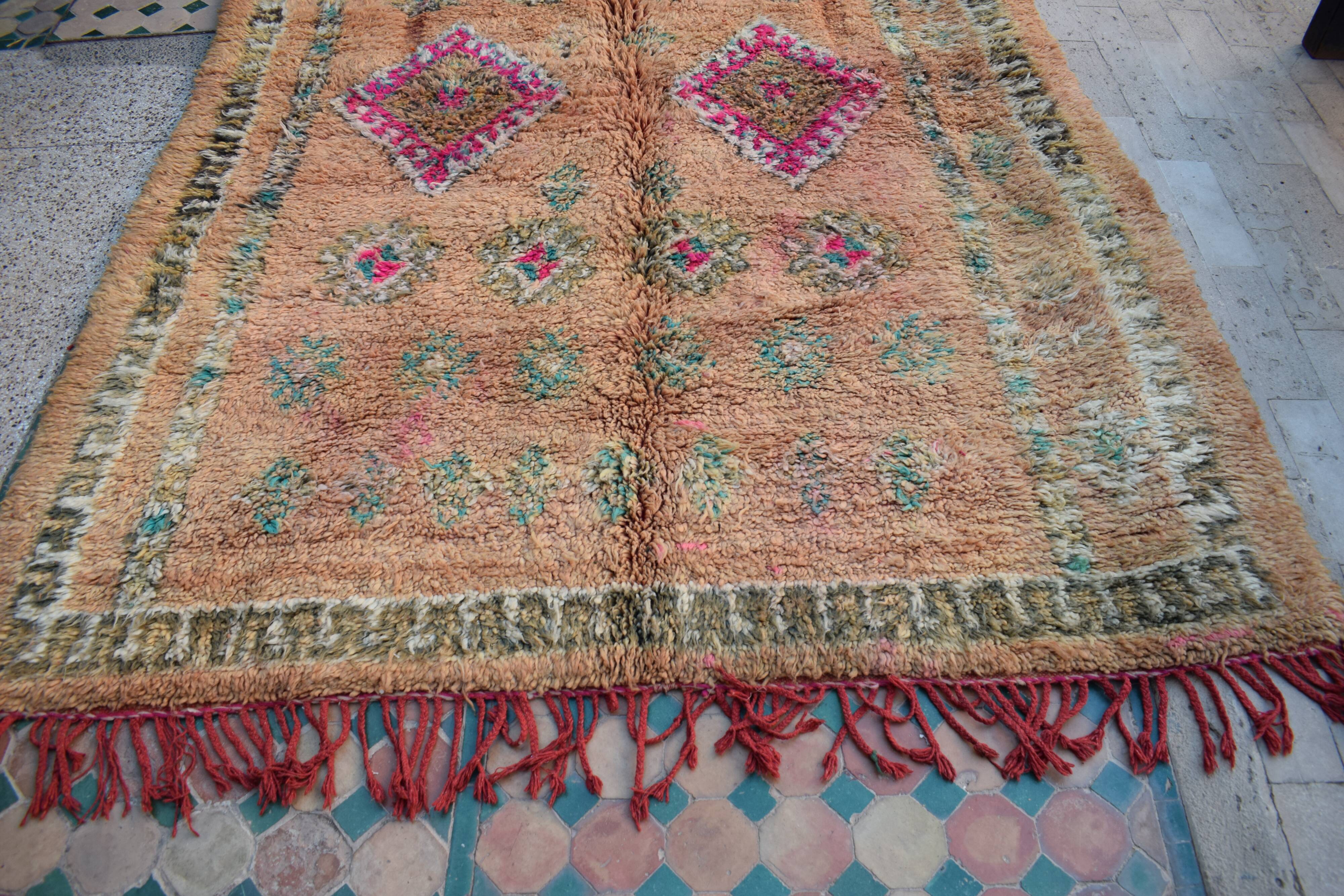 Vintage Moroccan Berber rug