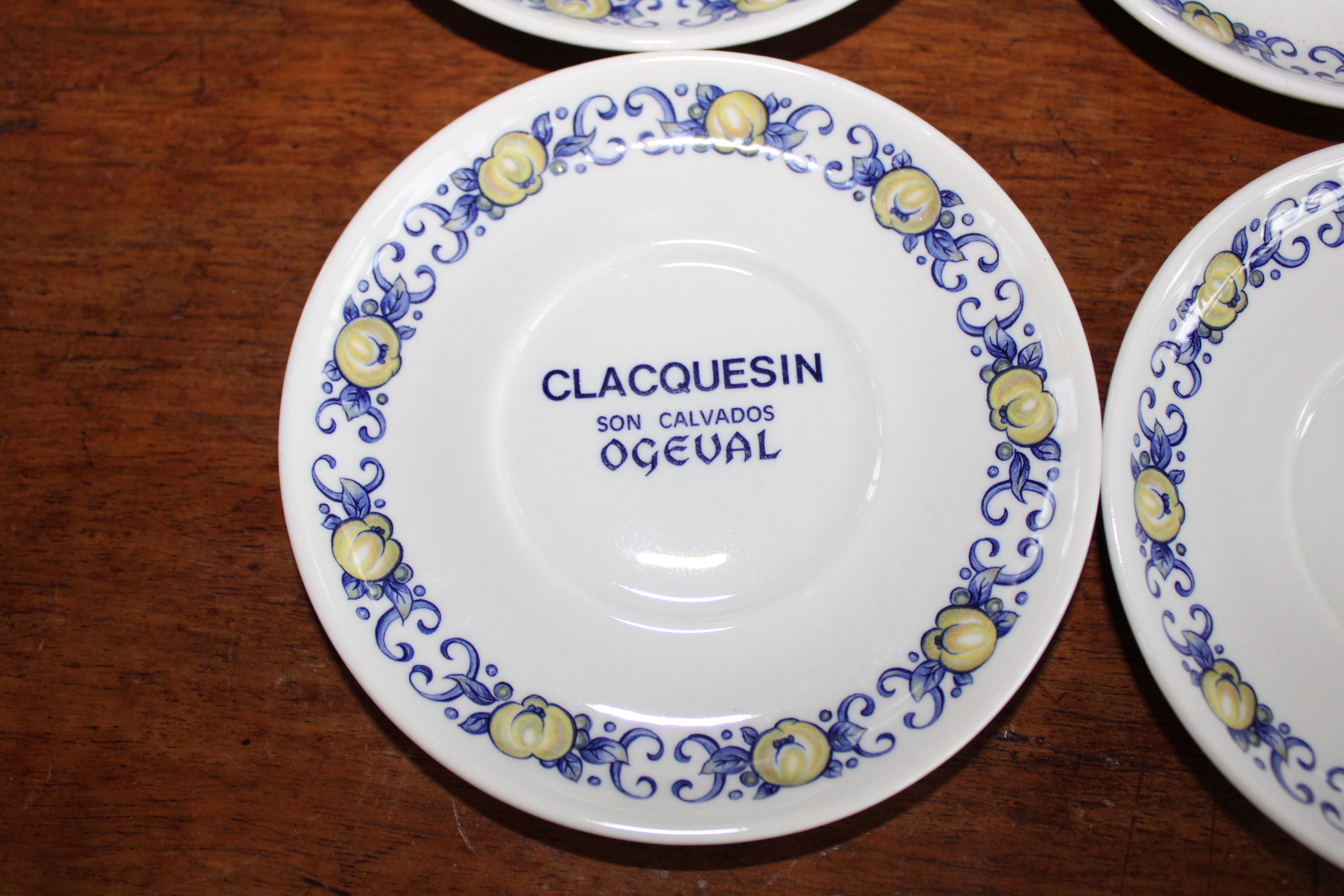 Villeroy and Boch Cadiz Clacquesin porcelain espresso cups