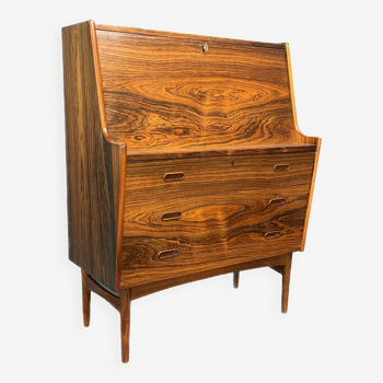 "Secretary, Scandinavian desk in Rio rosewood Arne Wahl Iversen edition Mobelfabrik