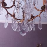 Chandelier cage with tassels