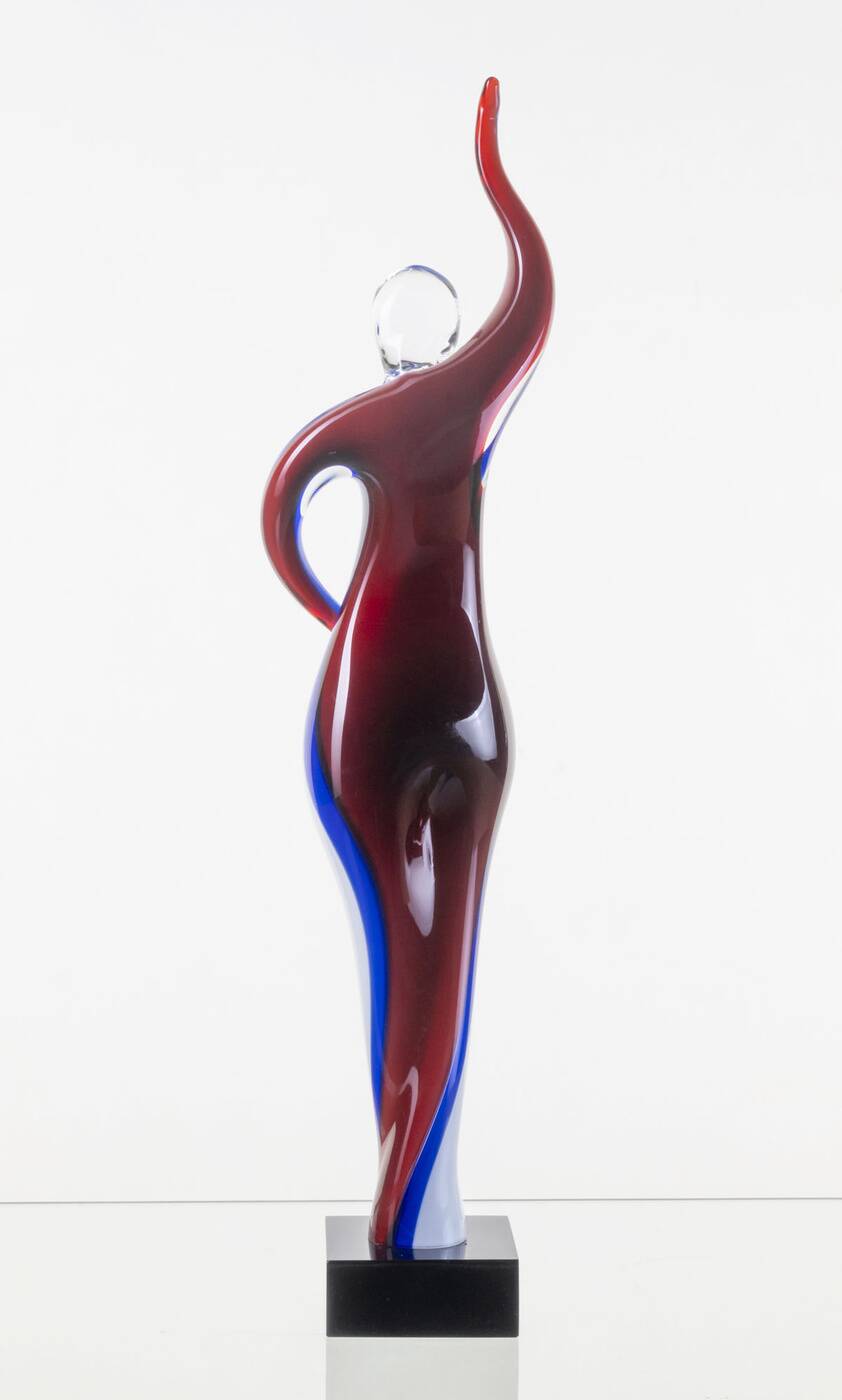 Modernist Glass Sculpture, 1970s–1990s, Czechoslovakia