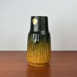 Danish studio pottery vase from the mid-20th century by Ernst Pottery, Faxe, 1960s.