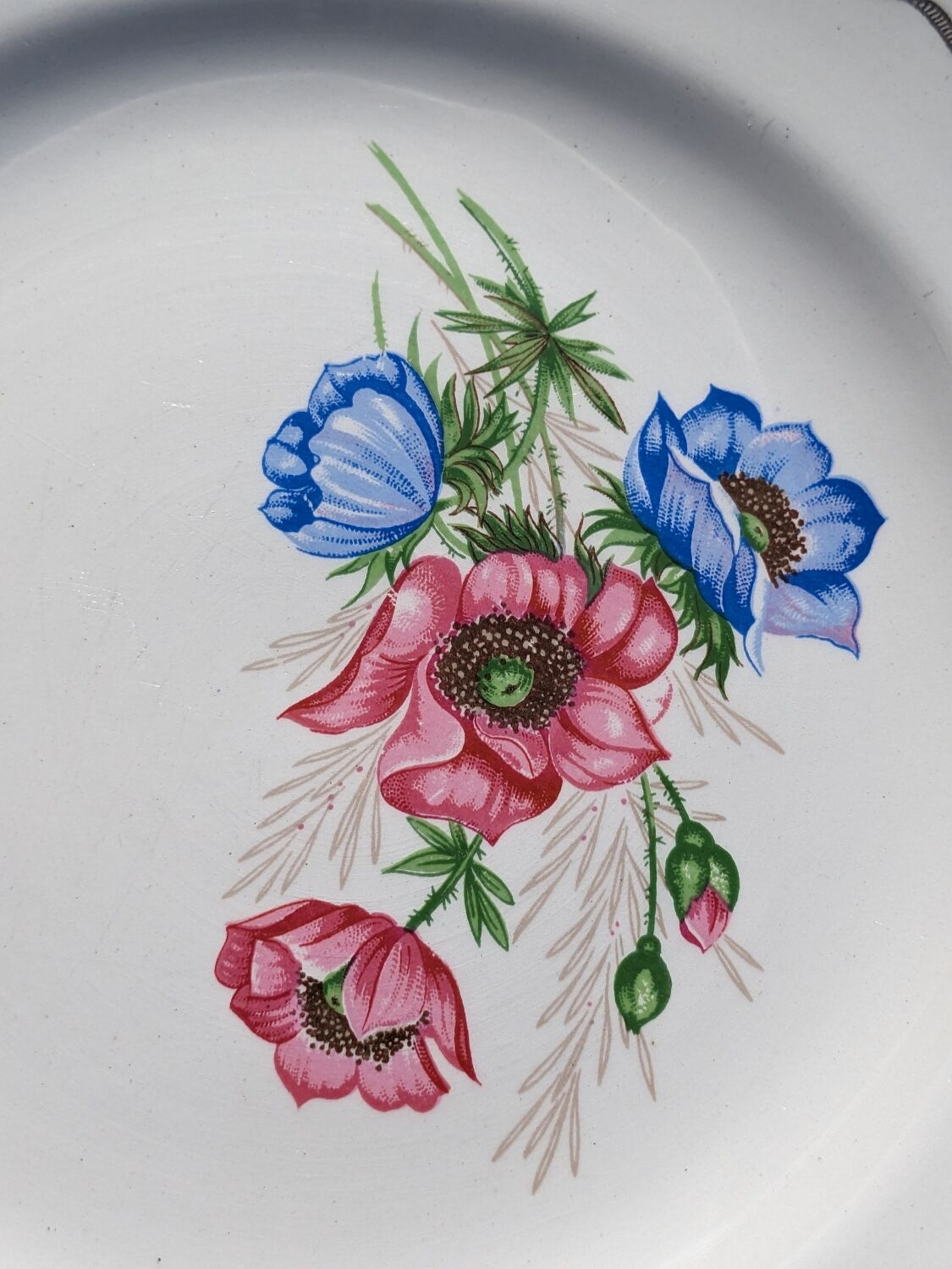 Vintage plates l'Amandinoise