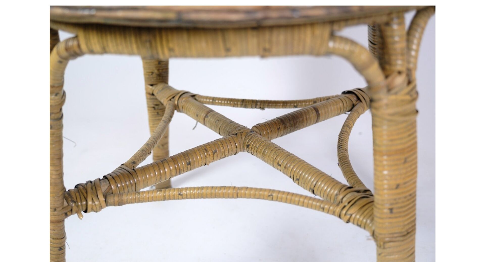 Bamboo Side Table from around 1970s