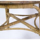 Bamboo Side Table from around 1970s