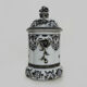Chasonic porcelain medicine jar, hand painted. XIXth