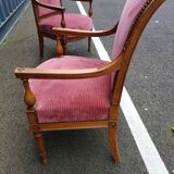 Paire de fauteuils directoire anciens