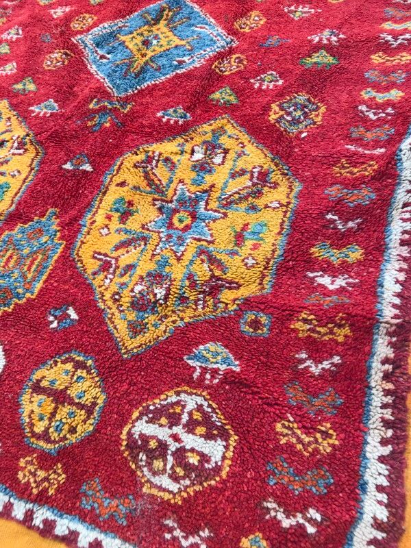 Berber tribal Moroccan former carpet 111x166cm