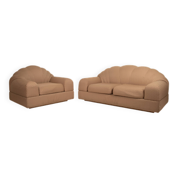 Alain Delon armchair and sofa for Maison Jansen