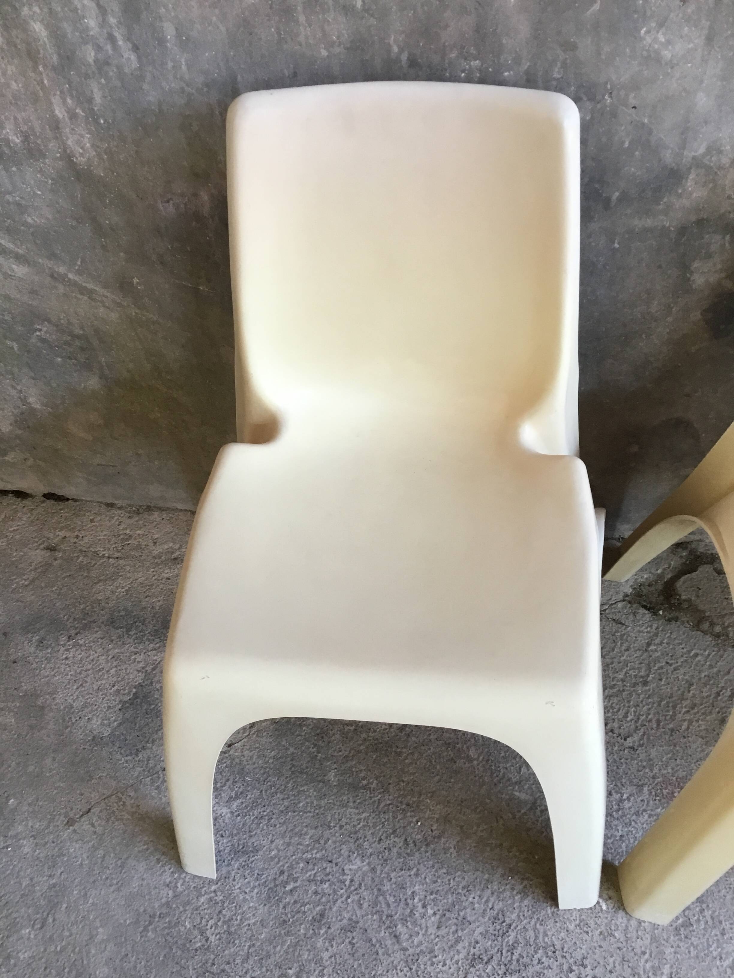 Set of 4 Kartell chairs model 4850 design Castiglioni Gaviraghi Lanza made in Italy 1965