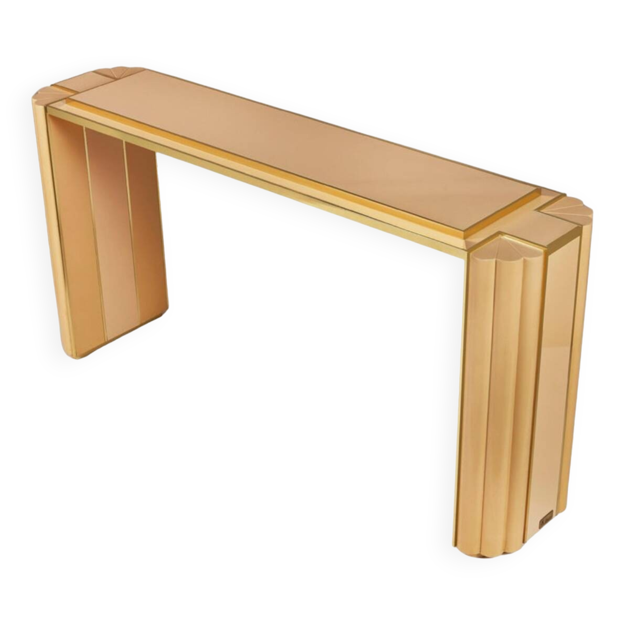 Console signée Alain Delon pour Maison Jansen, 1970