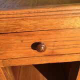 Oak bedside