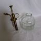 Glass and brass plant spray