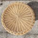 Peestal table, coffee table, bamboo and rattan, vintage, 60s