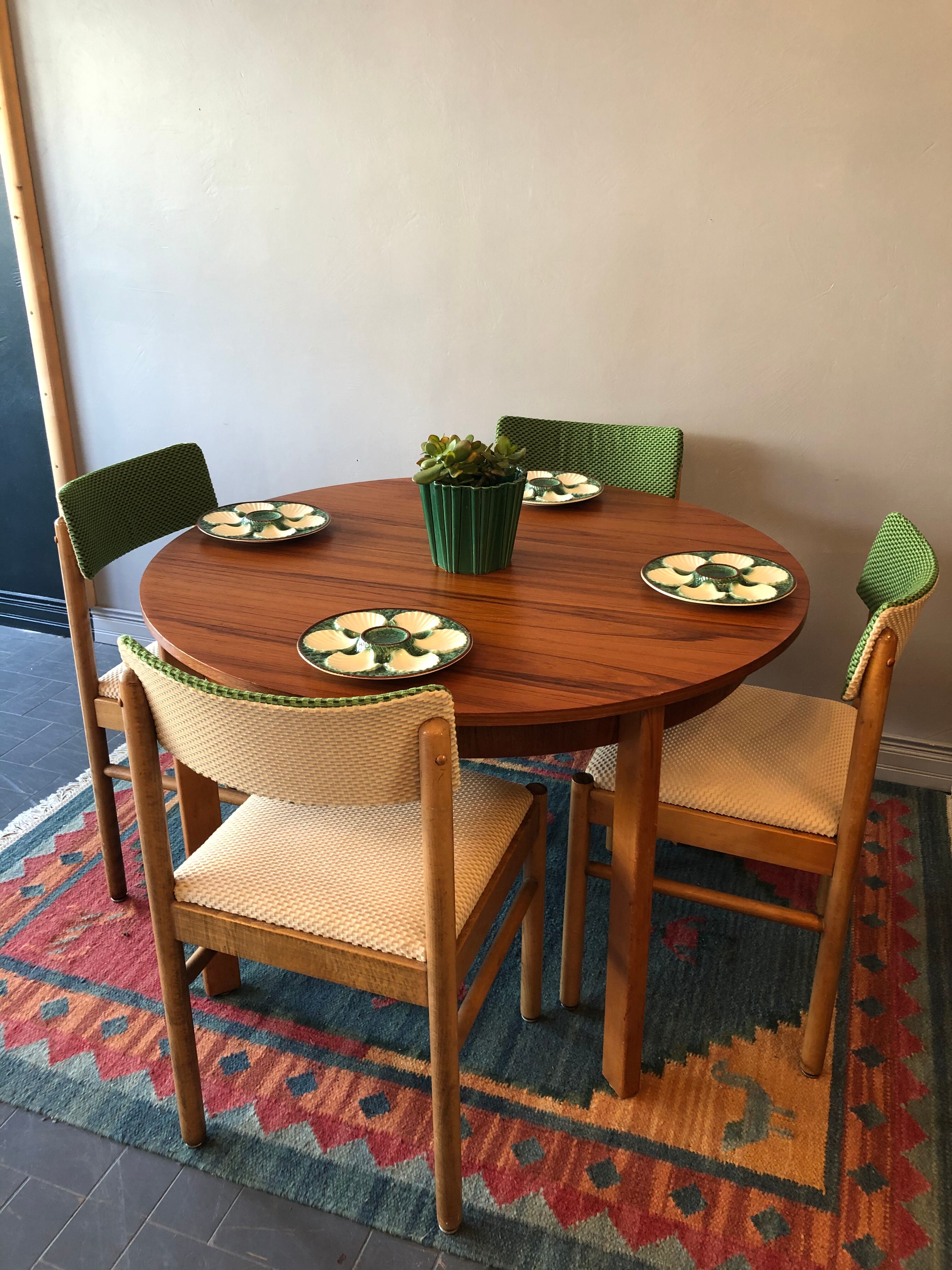 4 vintage Baumann chairs