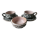 2 cups, 2 saucers and a Vallauris bowl from the 60s