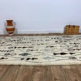 Handmade Moroccan Berber rug 254 X 144 CM