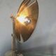 Glory industrial clamp lamp, chrome reflector shade, Germany, 1950s