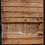 Old wooden barn doors
