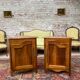 Pair of notches in natural wood style Louis XV XIXeme century